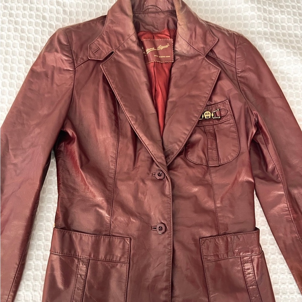 Vintage Maroon Jacket like new!